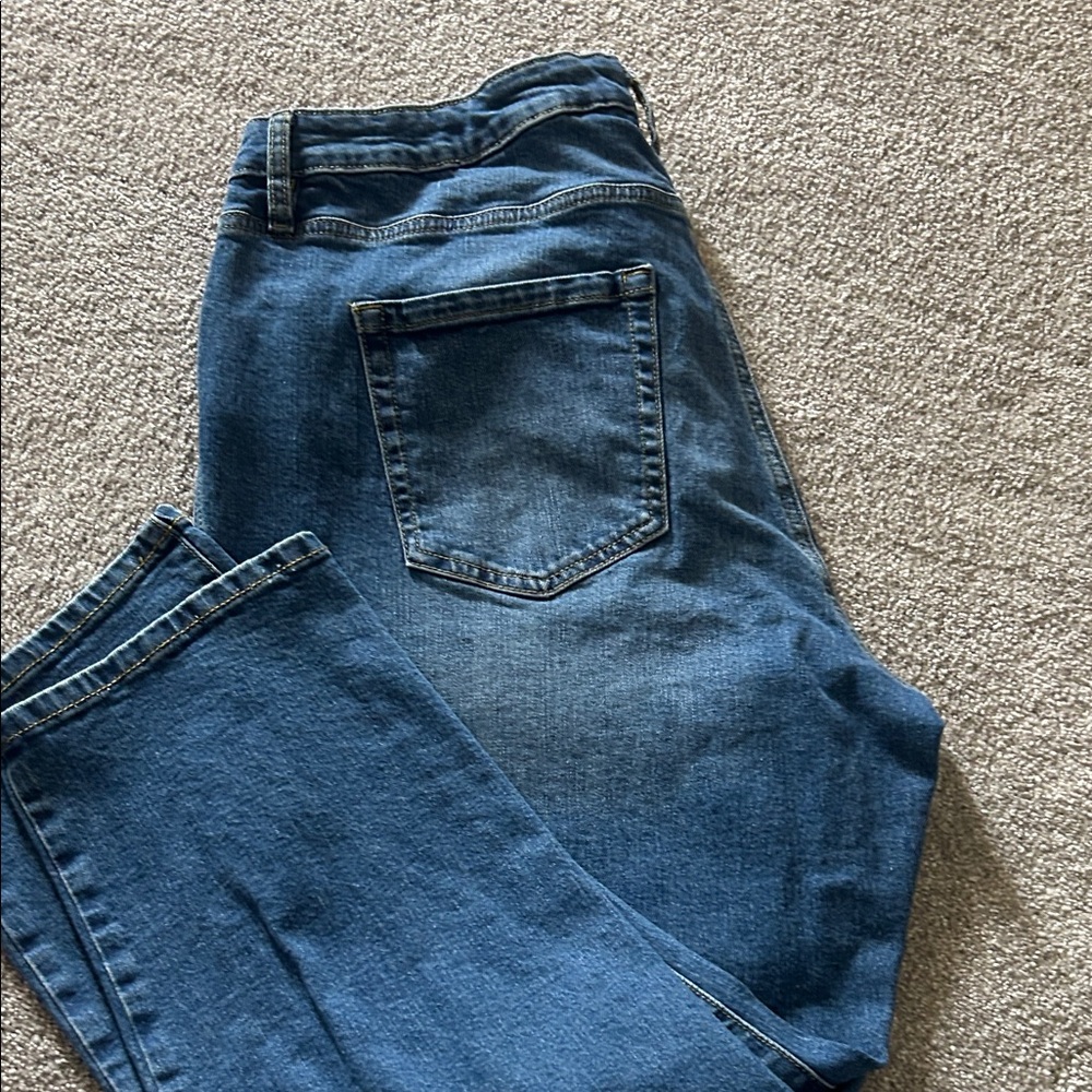Style & Co. Women's Straight Leg Blue Jeans